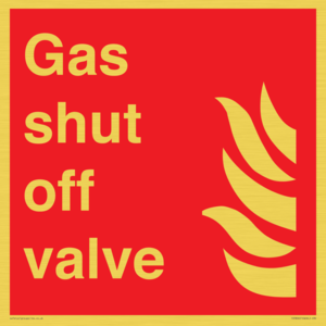 Gas shut off valve